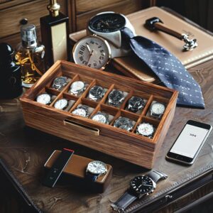 Caja de Lujo para 12 Relojes