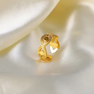Anillo de Ojos Dorado