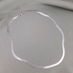 Cadena Snake Plateada