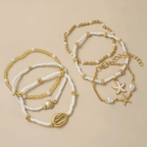 Set de pulseras Starfish Shell