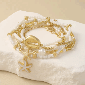 Set de pulseras Starfish Shell