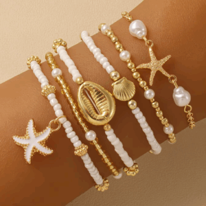 Set de pulseras Starfish Shell