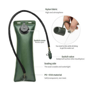 Mochila Bolsa de Hidratación 3 lt. con Luz LED