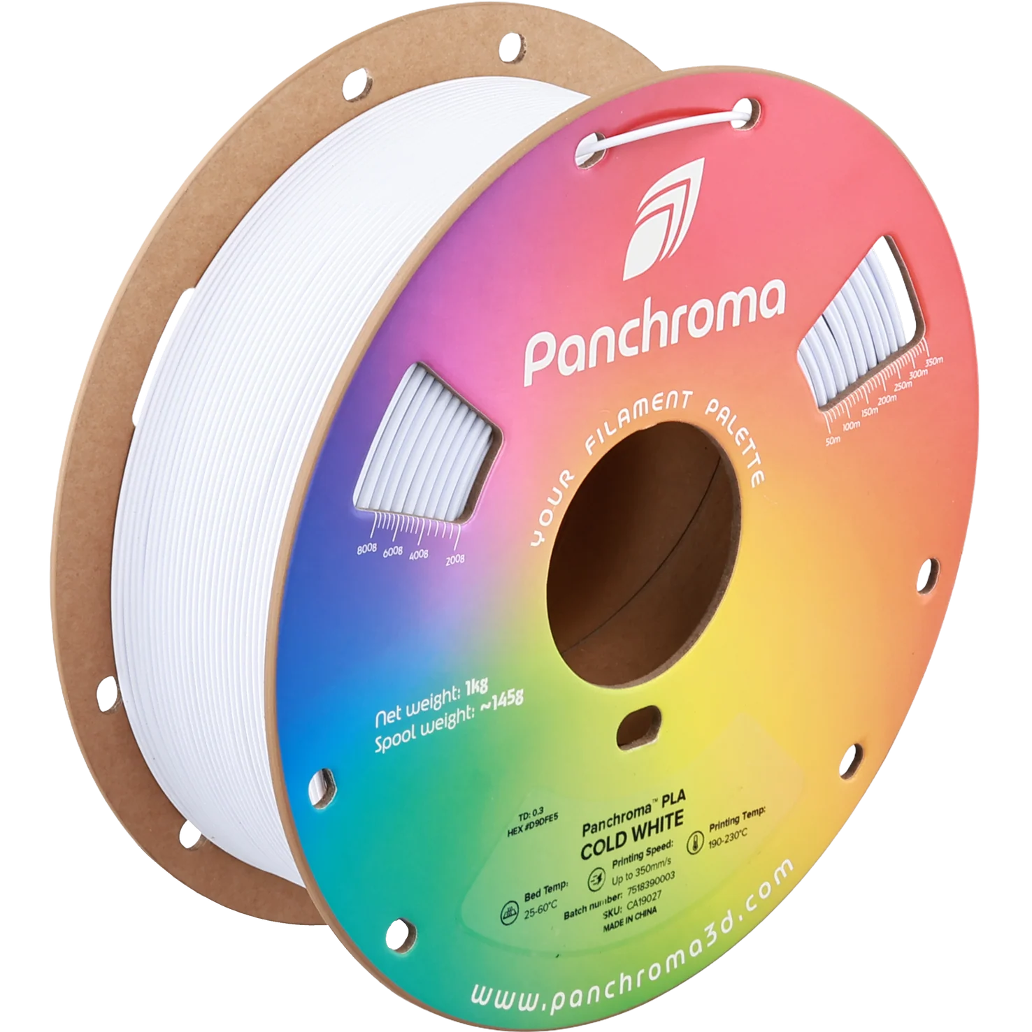 Filamento PLA Blanco 1KG para Impresoras 3D