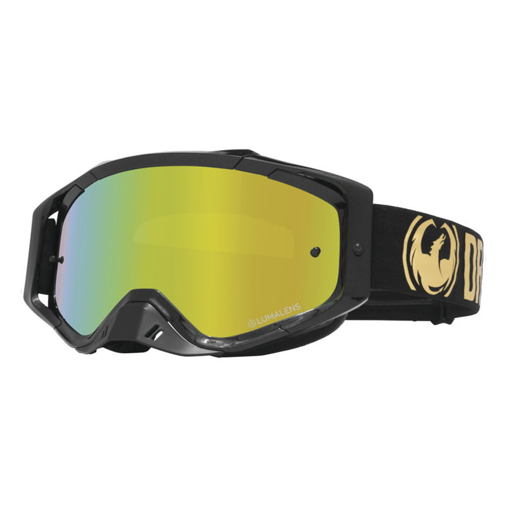 Gafas Dragon Max Lumalens Ion Negro/Dorado