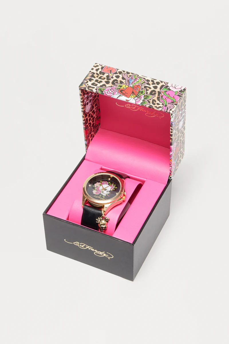 Reloj Ed Hardy Floral Skull para Dama
