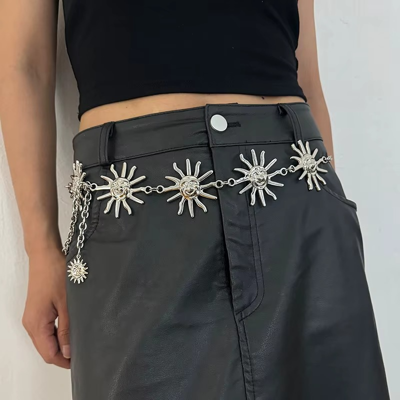 Cinturón Cadena Vintage “Sun Impress” – Dorado