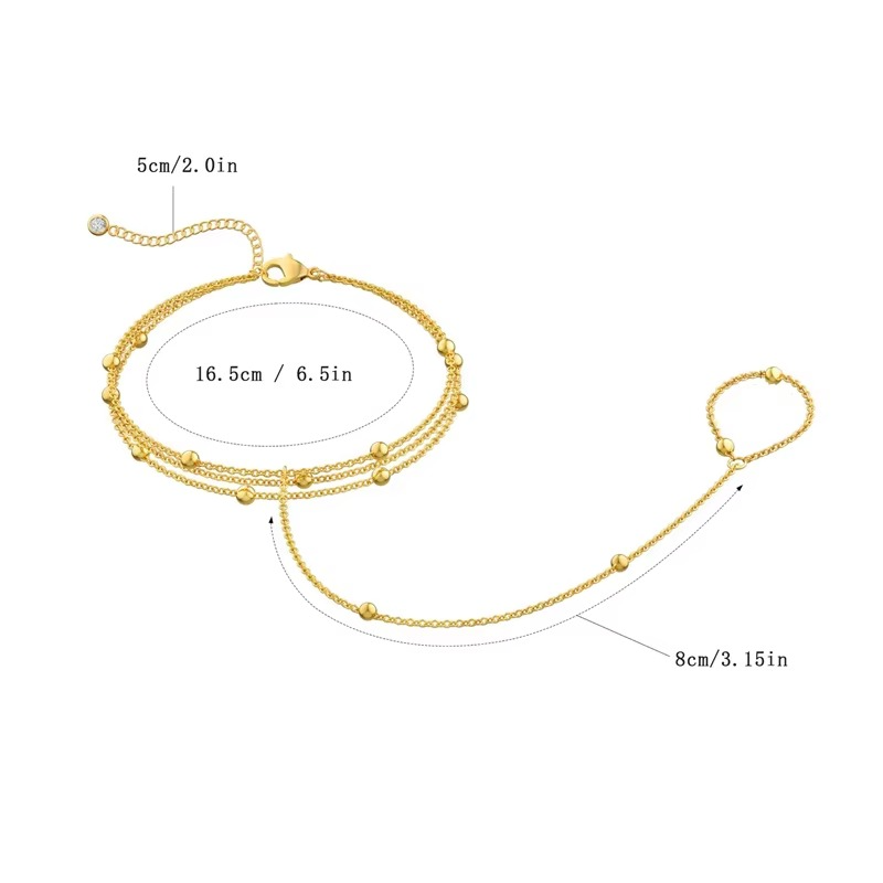 Pulsera Árabe Plateada/ Dorada - Imagen 5