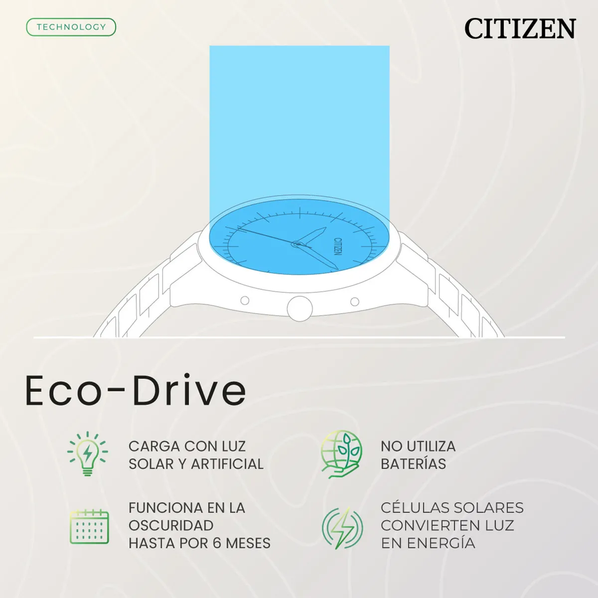 Reloj Citizen Chronograph BL5558-58L para Caballero - Imagen 5