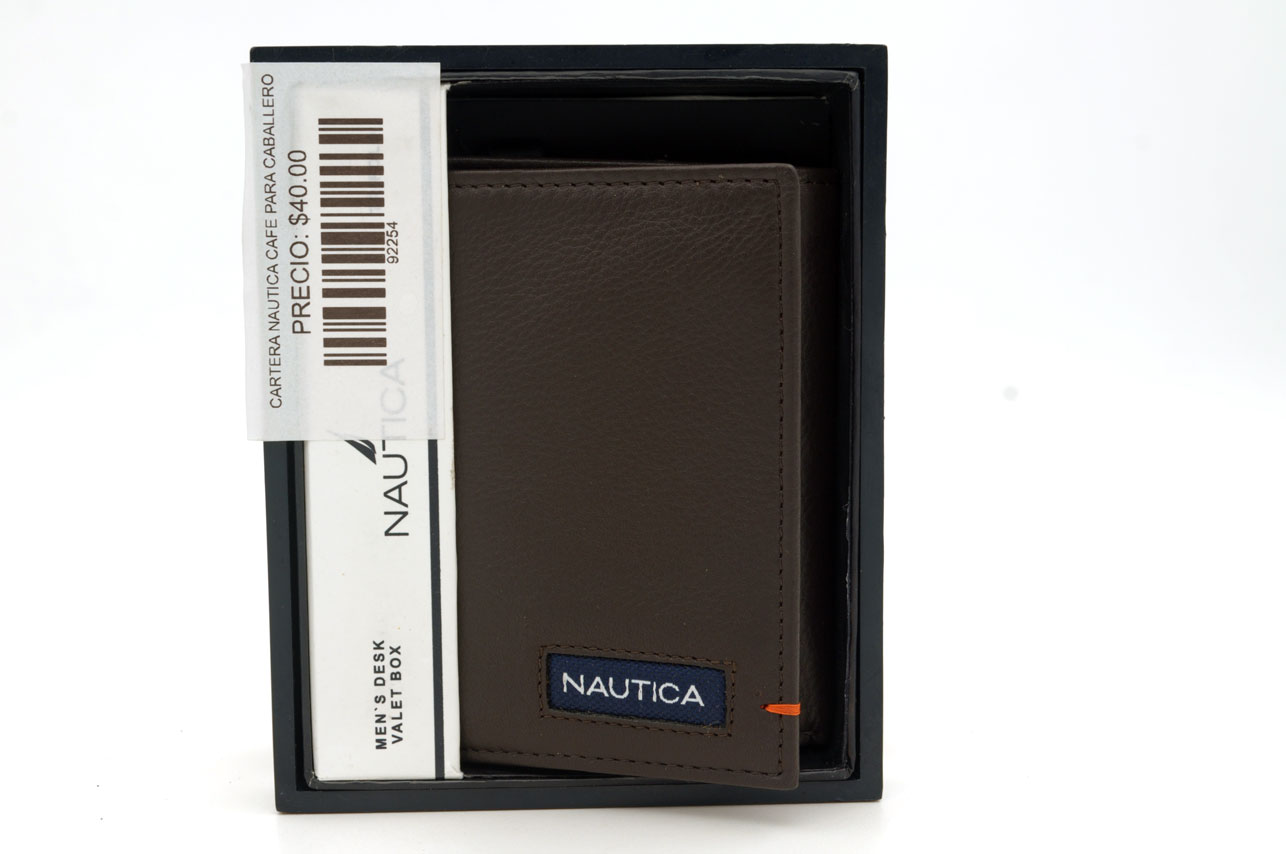 Cartera Nautica Cafe para Caballero
