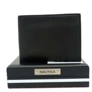 Cartera Nautica Negra para Caballero