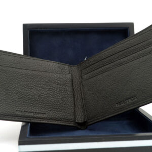 Cartera Nautica Negra para Caballero