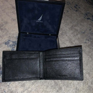 Cartera Nautica Negra para Caballero