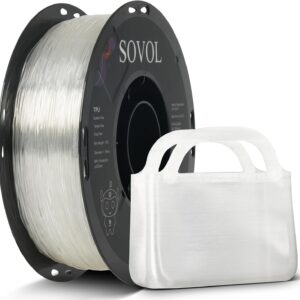 Filamento TPU Transparente 1KG para Impresoras 3D