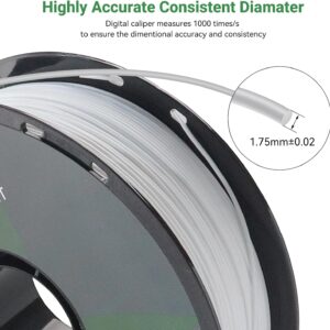 Filamento TPU Blanco 1KG para Impresoras 3D