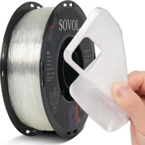 Filamento TPU Transparente 1KG para Impresoras 3D